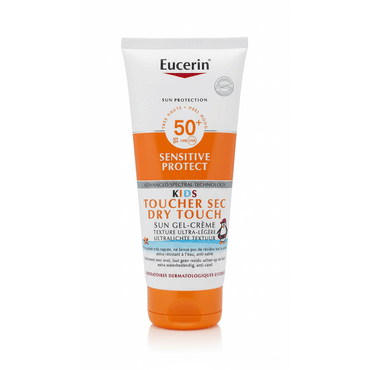 يوسرين واقي شمس جل كريم للأطفال حماية عالية للبشرة الحساسة SPF 50+ دراي تاتش – 200 مل
