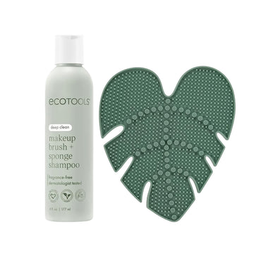 ecotools-makeup-brush-cleaning-set-deep-cleaning-shampoo-with-silicone-pad-177ml