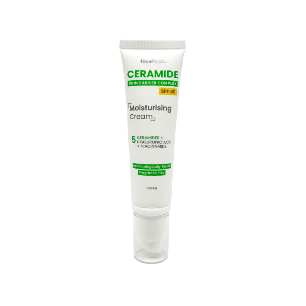 فيس فاكتس كريم مرطب واقي شمس SPF 30 مع 5 سيراميدات – 50 مل