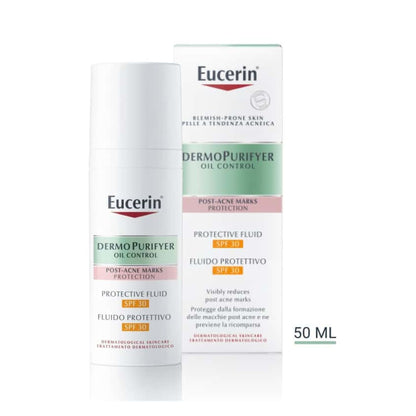 يوسيرين  ديرمو بيور يفيير سائل وقائي SPF30 لتقليل من البقع والشوائب -50مل