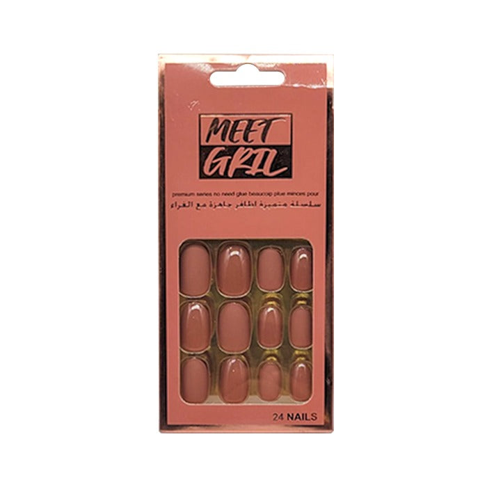 Matte Girl Premium Nail Series No. 06 with Glue - 24 Nails