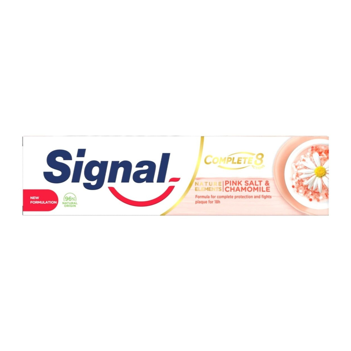 Signal Toothpaste with Chamomile and Pink Salt for Complete Care - 75 ml