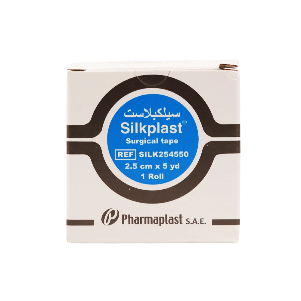 سيلكبلاست شريط لاصق جراحي -2.5سم × 5 يارد