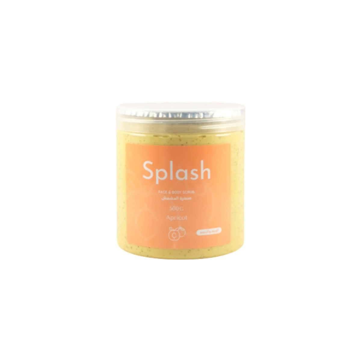 Splash apricot scrub for face and body - 500 grams
