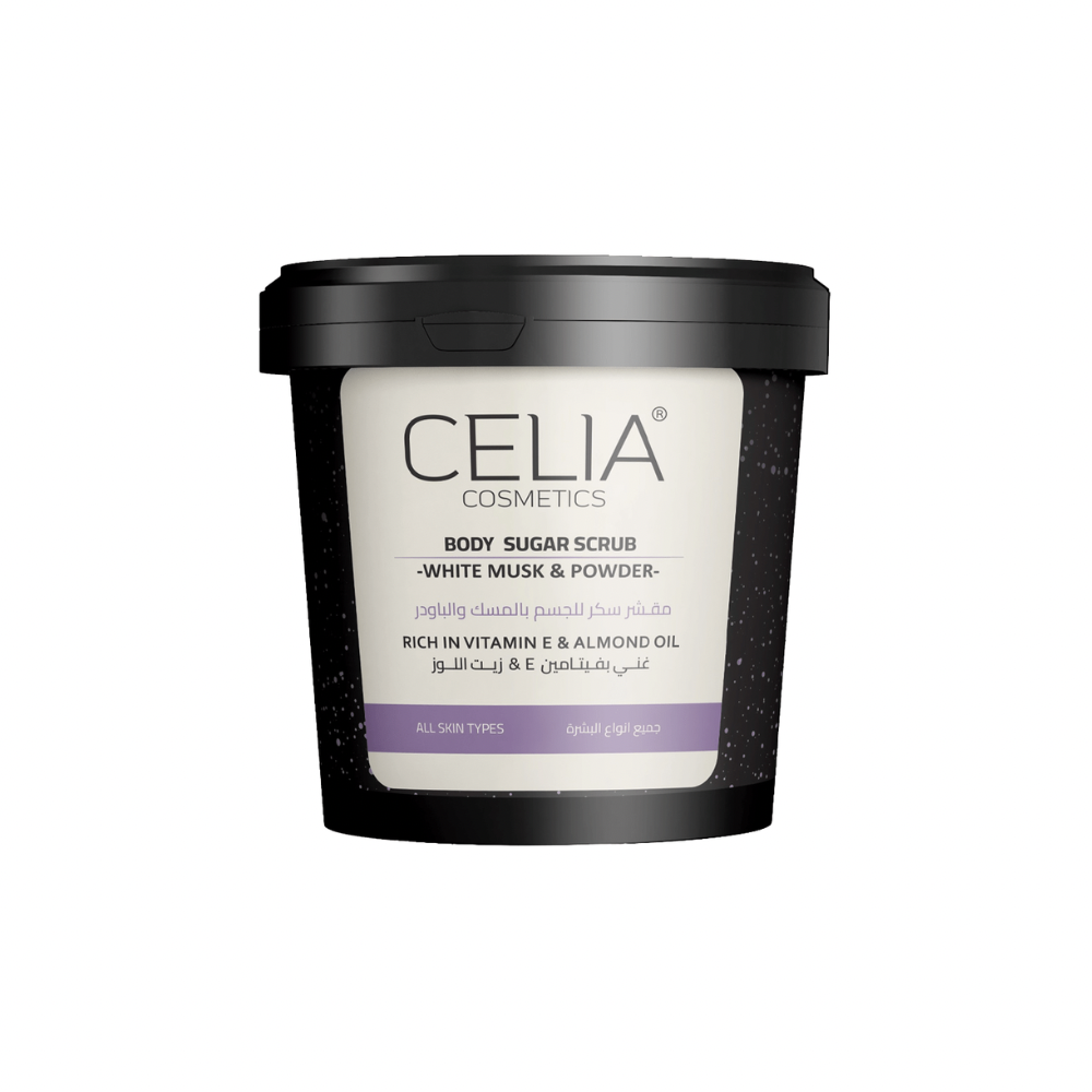 Celia Sugar Musk & Powder Body Scrub - 600g