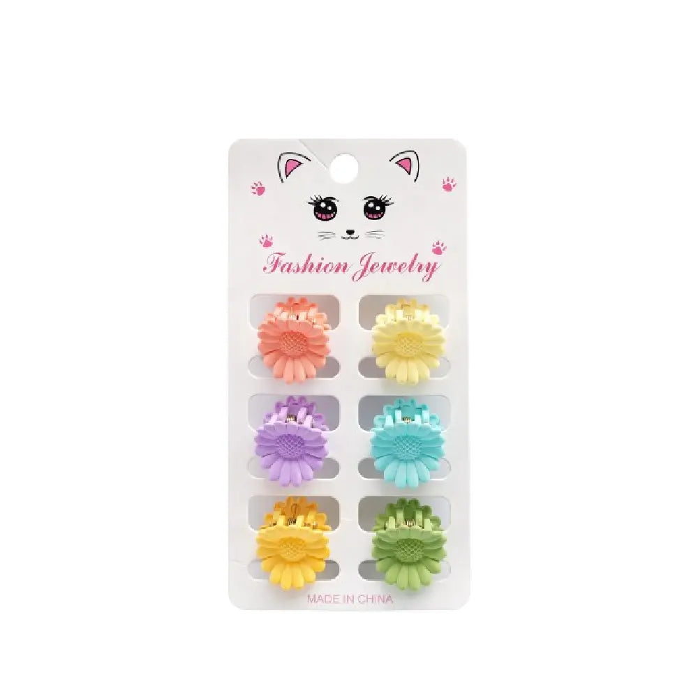 Flower Hair Clips Set