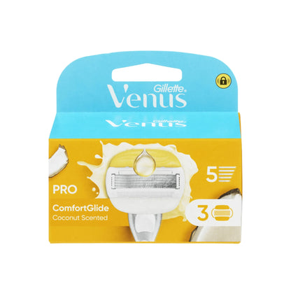 gillette-venus-pro-comfort-womens-razor-blades-coconut-scent-5-blades-3-pack