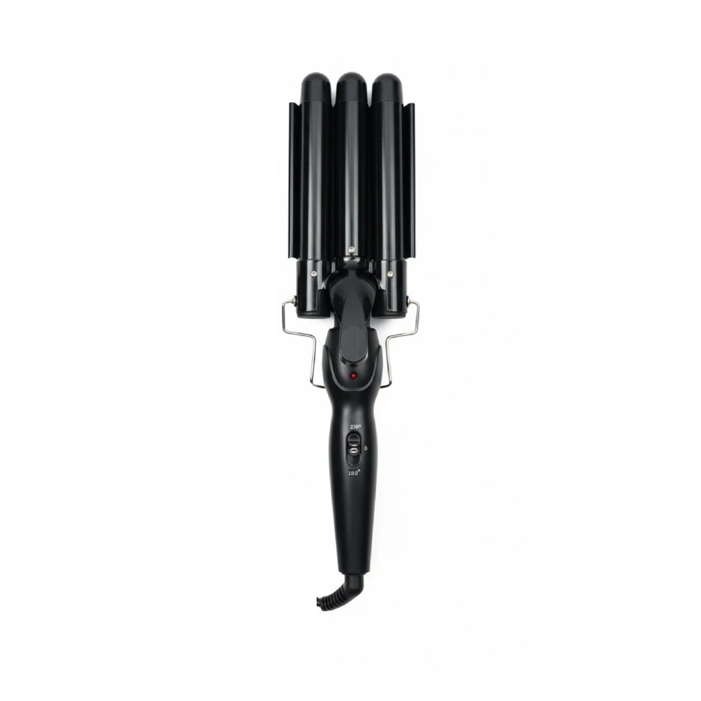 hair-curling-iron-with-three-barrels-model-m-11-black-color-one-piece