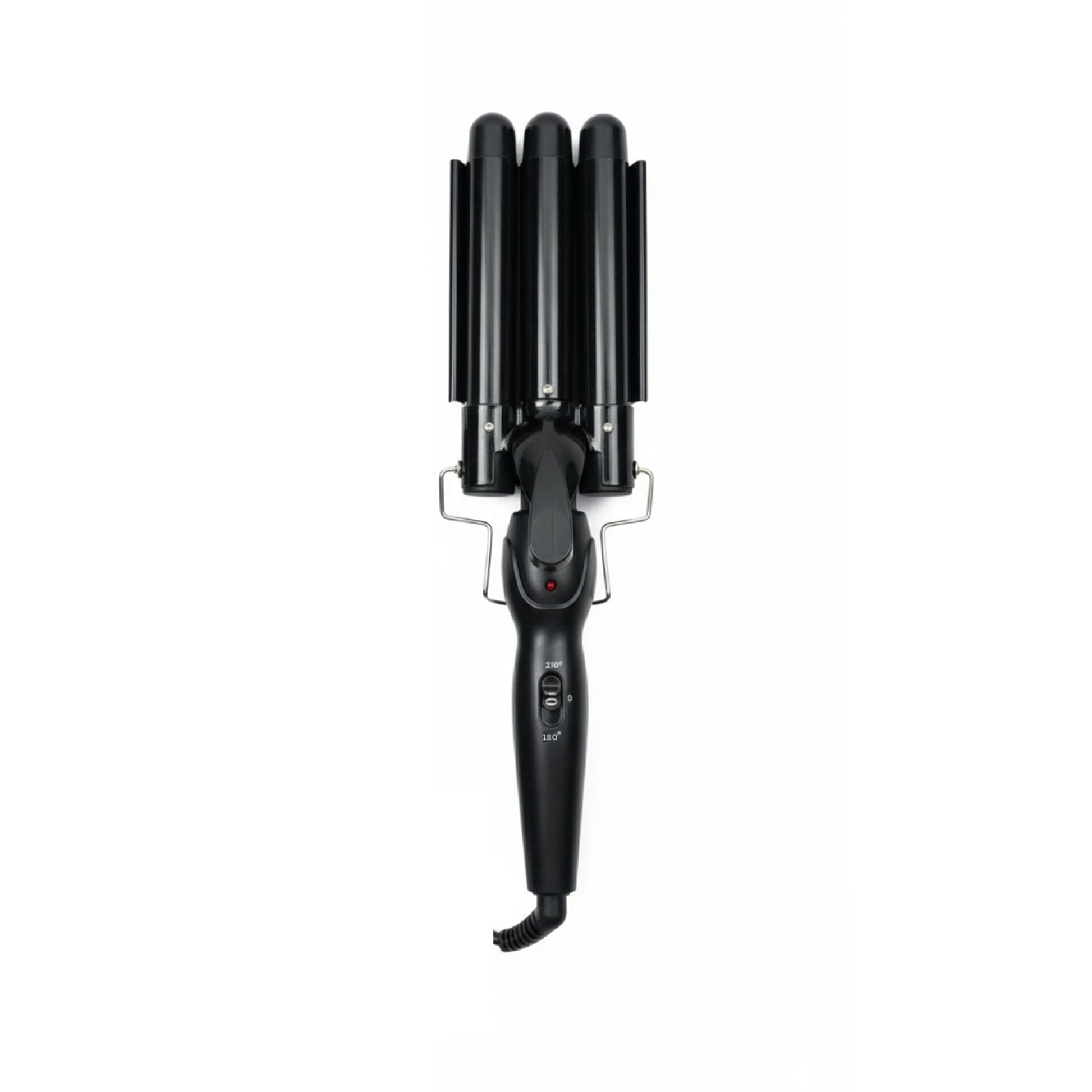 hair-curling-iron-with-three-barrels-model-m-11-black-color-one-piece