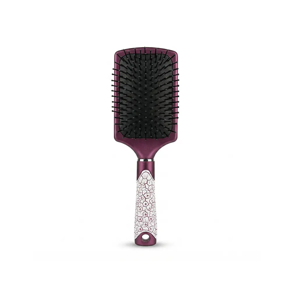 Purple paddle brush