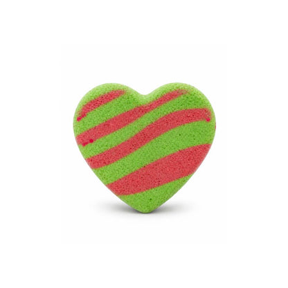 Green Pink Heart Bathbomb
