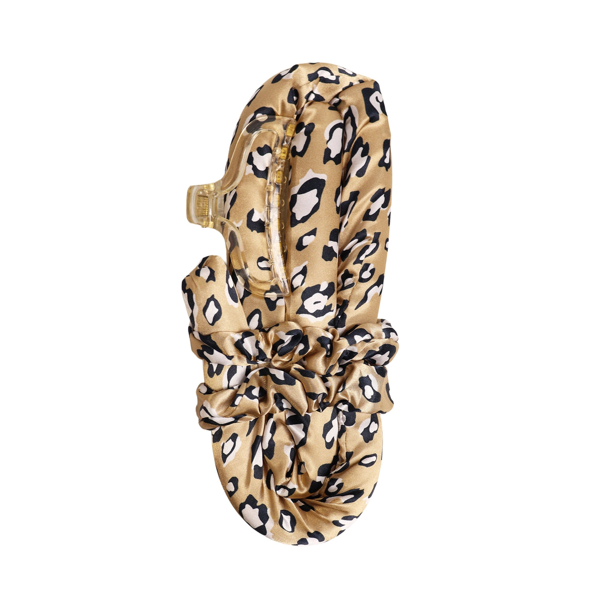 Beige Leopard Hair Curler