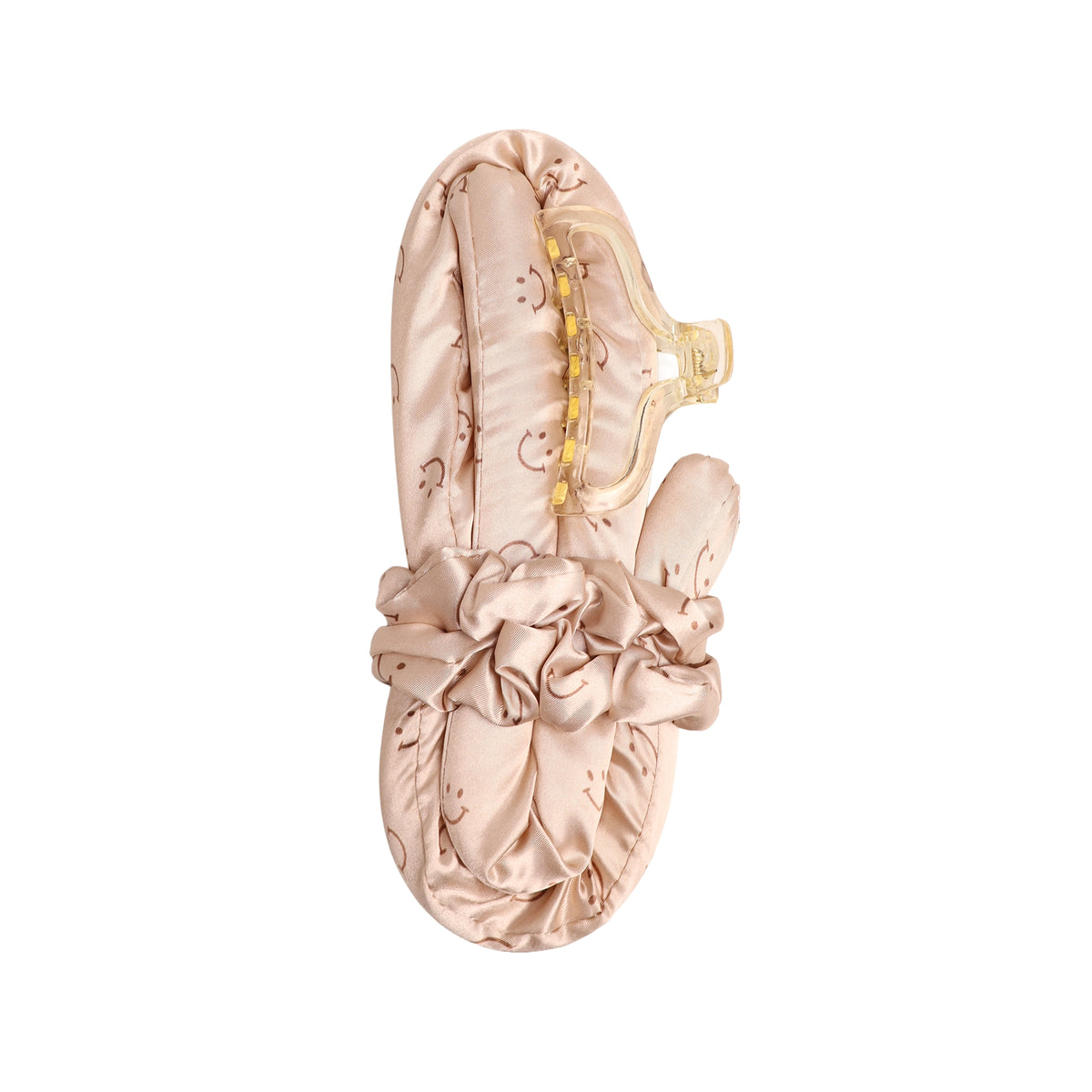 Beige Smiley Hair Curler