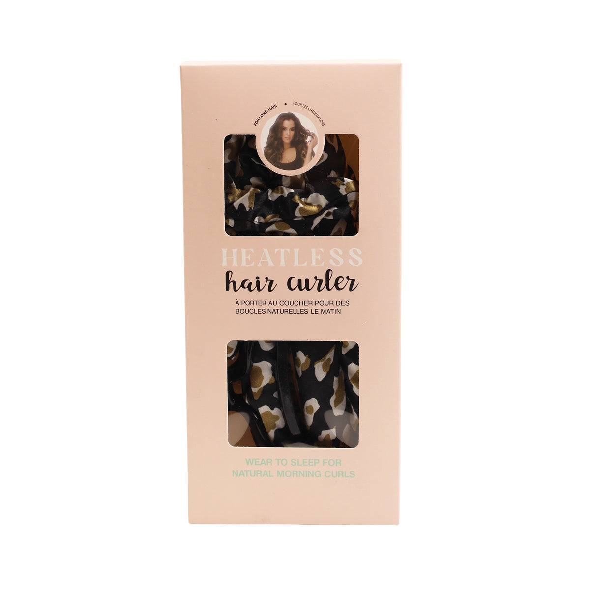 Black Floral Hair Curler