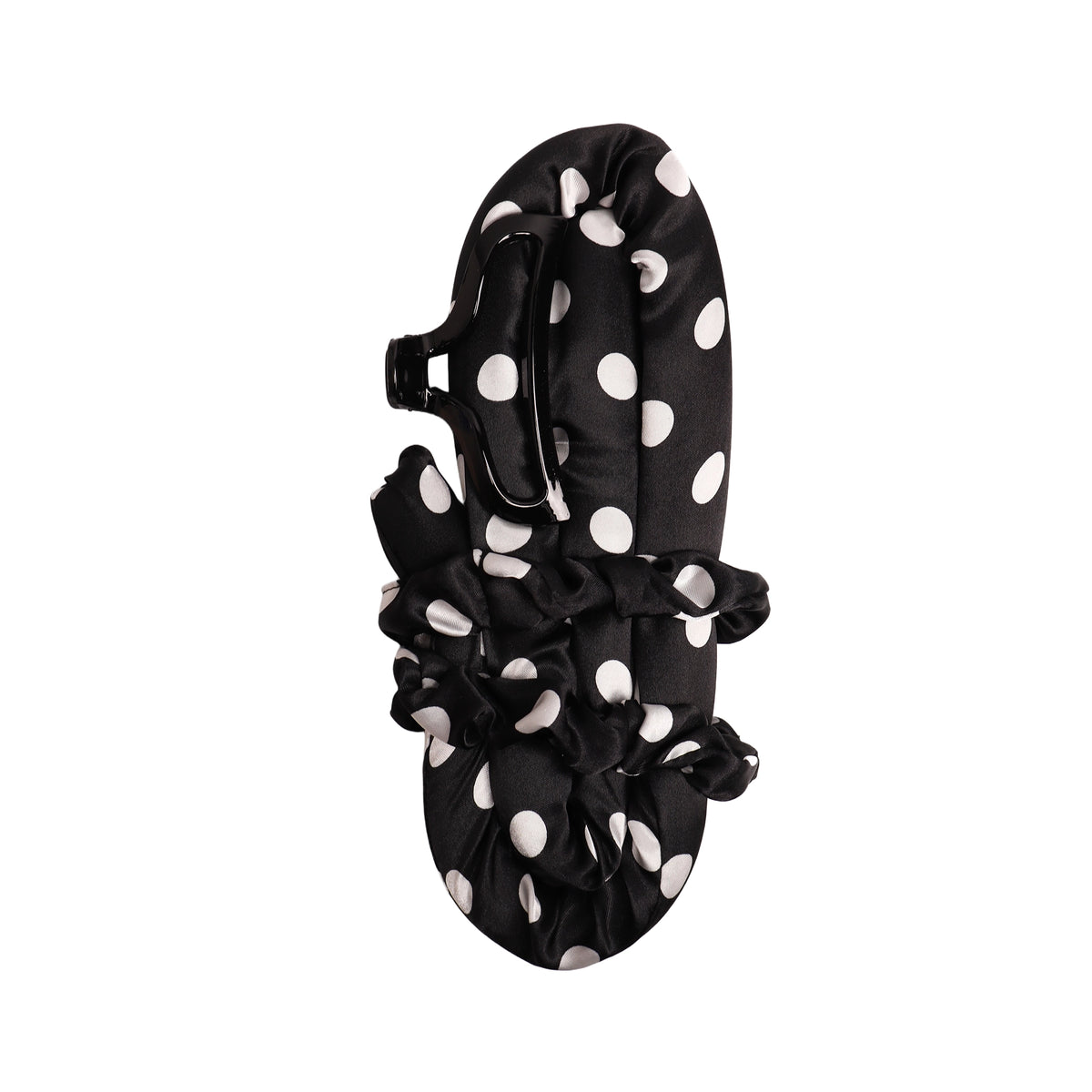 Black Polka Dot Curler