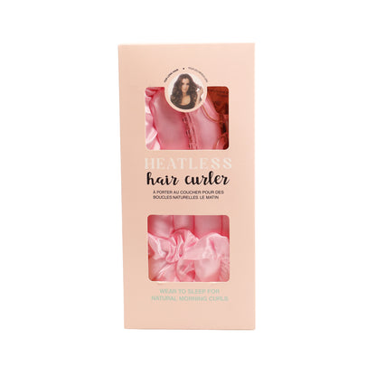 Pink Heatless Hair Curler