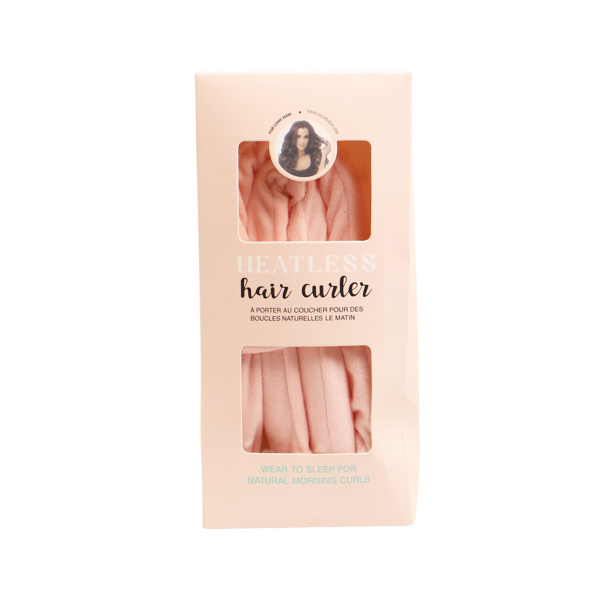 Pink Velvet Hair Curler