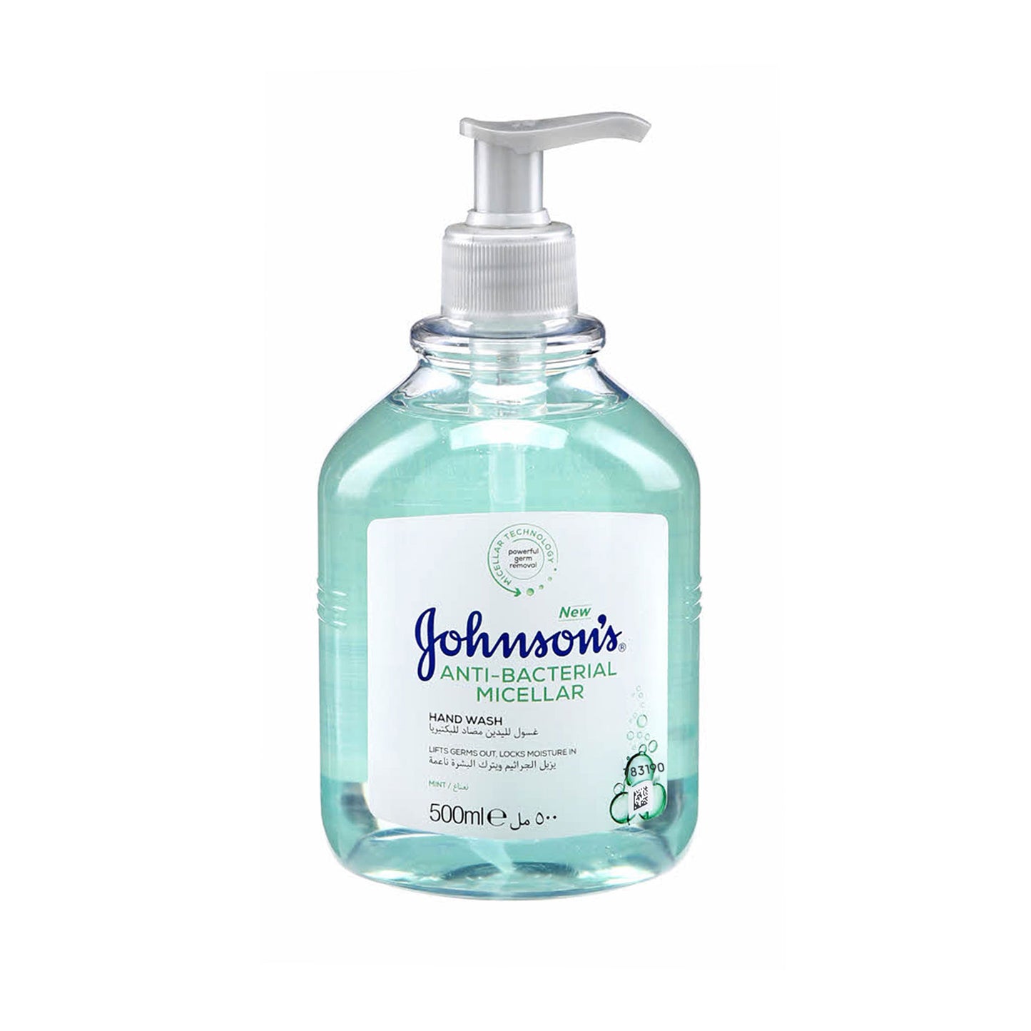 johnsons-micellar-hand-wash-antibacterial-mint-500ml
