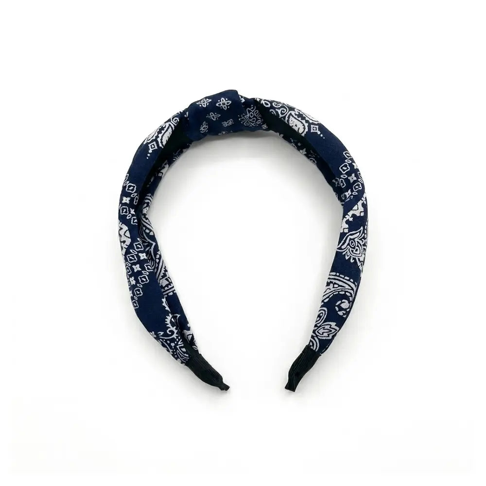 Leopard knot headband