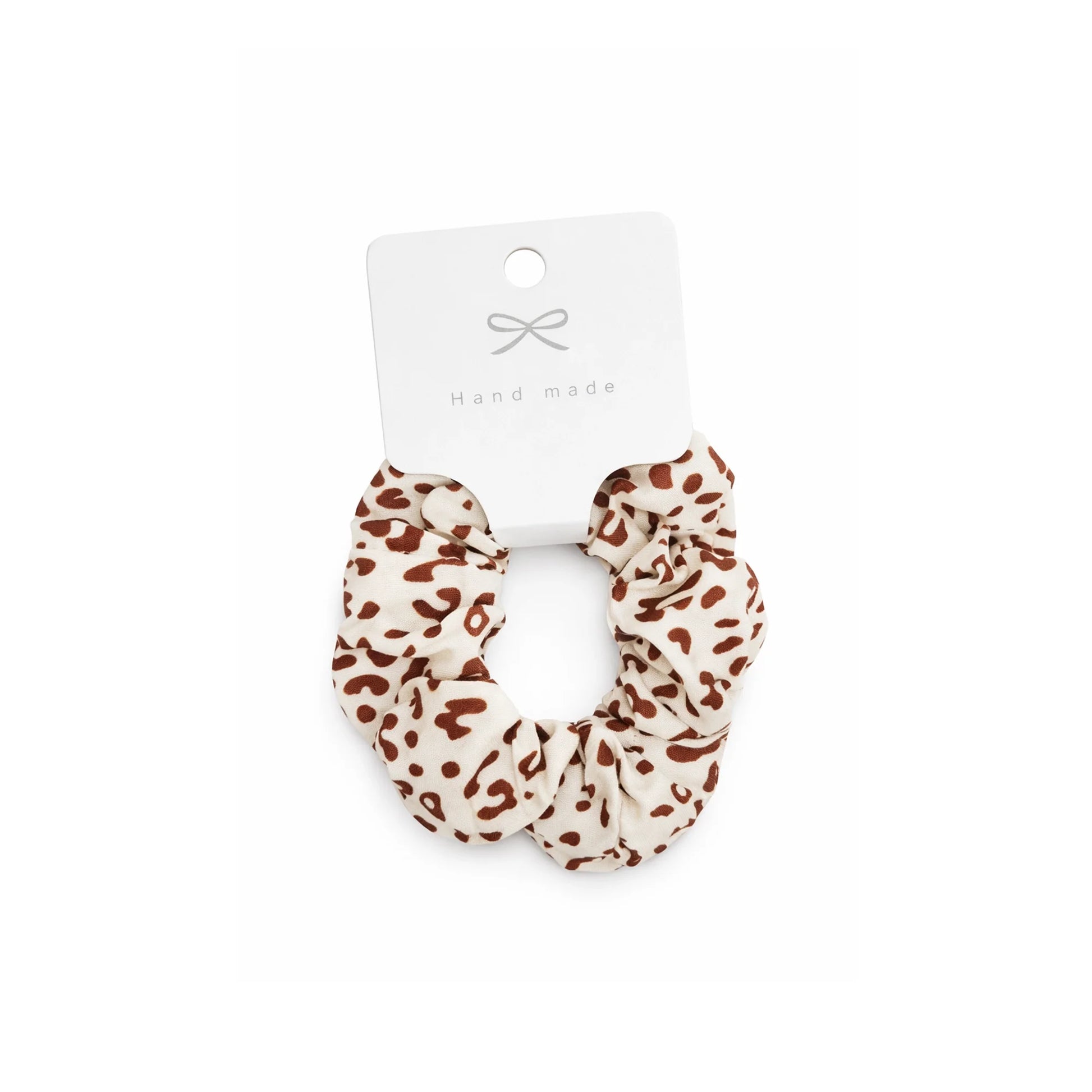Leopard Print Hair Scrunchie
