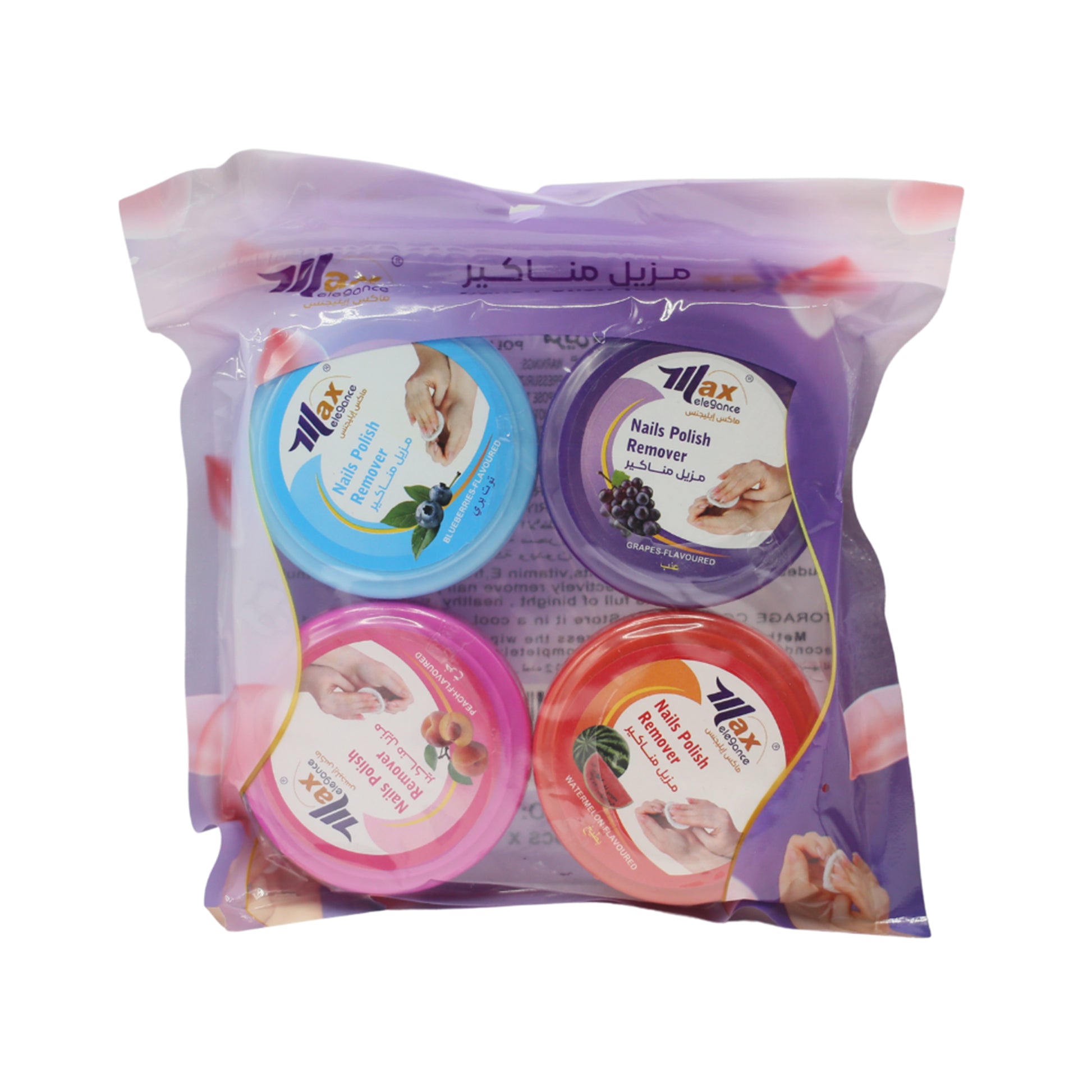 max-elegance-nail-remover-fruit-flavors-4-packs-15g