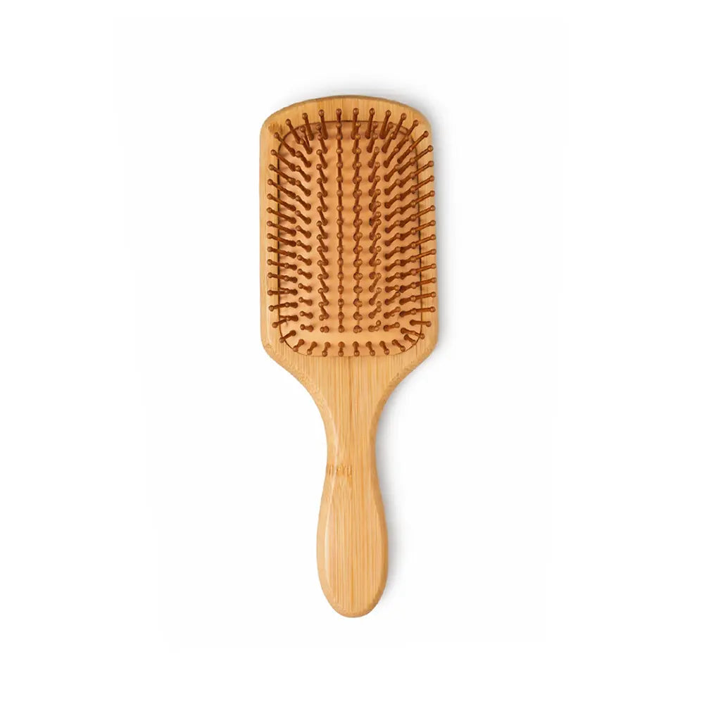 Wooden paddle brush