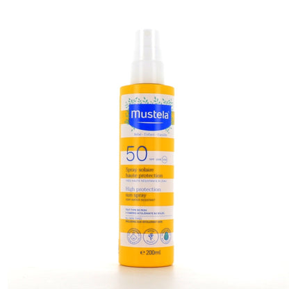 موستيلا بخاخ الشمس عالي الحماية SPF 50 مع الأفوكادو العضوي - 200 مل