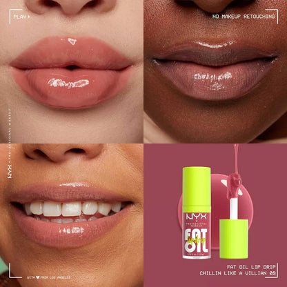NYX Lip Oil Swatches