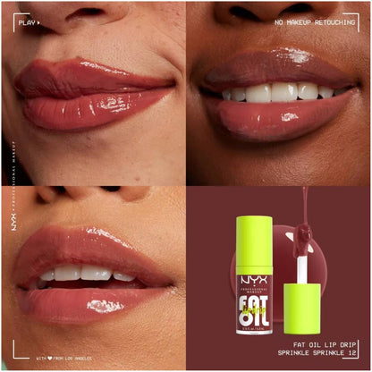 NYX Lip Oil Swatches