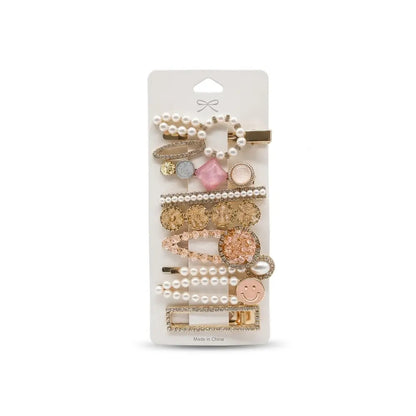 Pearl hair clips