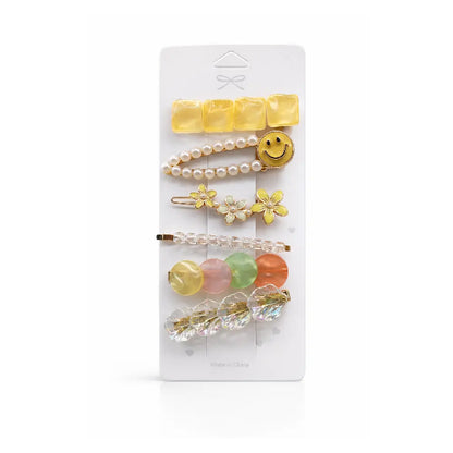 Colorful Pearl Hair Clips