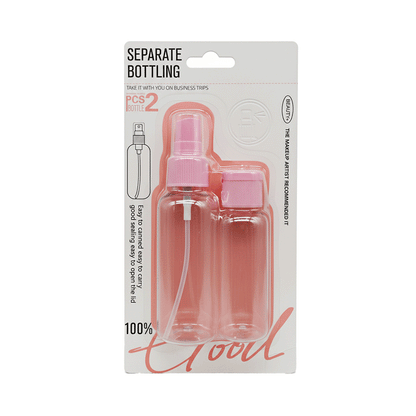 Pink Travel Bottle Set