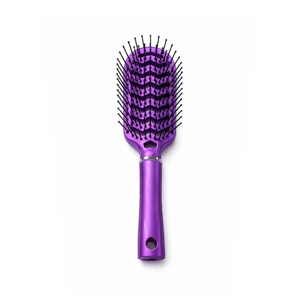 Purple vent hair brush