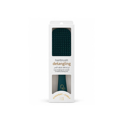 Q8 Dark Green Hairbrush