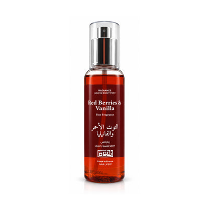ريديانس معطر الجسم والشعر بالتوت الأحمر والفانيليا – 150 مل