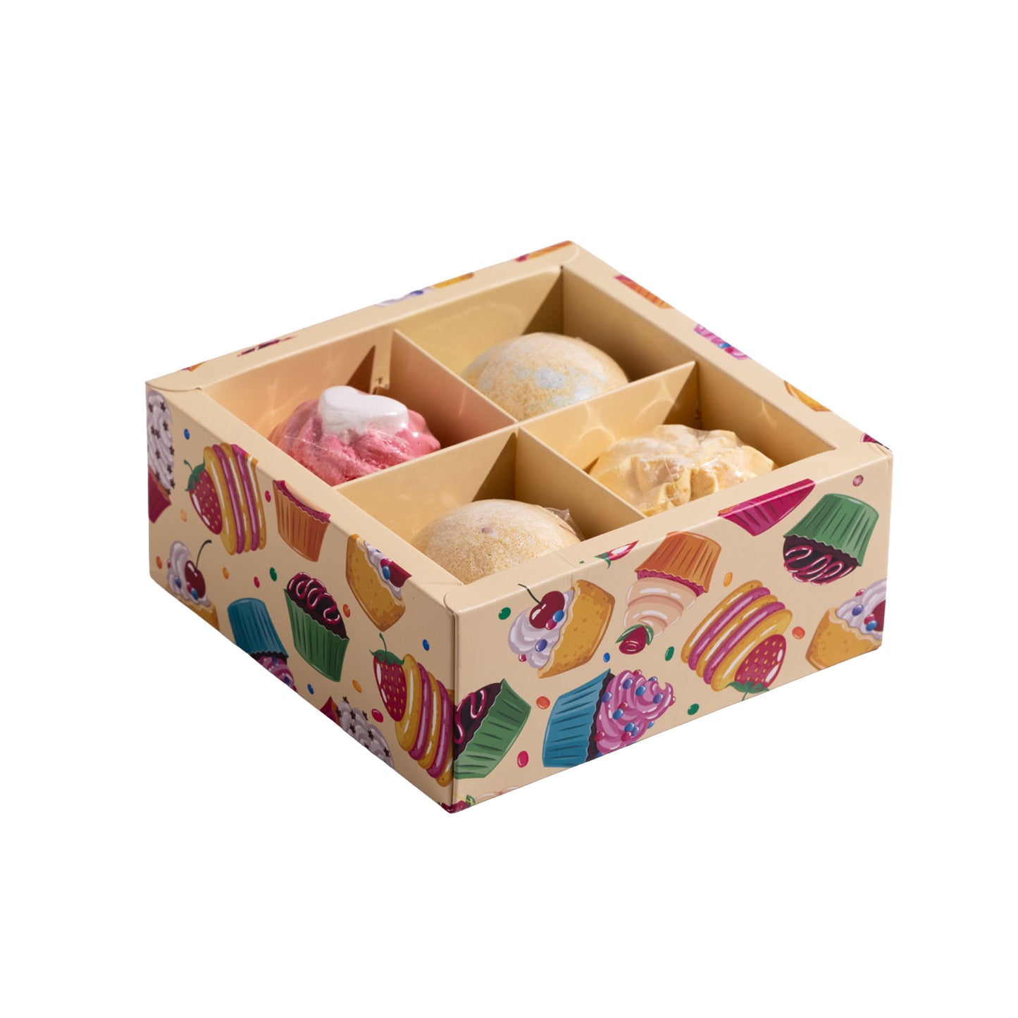 relaxing-bath-bombs-with-peach-lavender-strawberry-and-rose-460-grams
