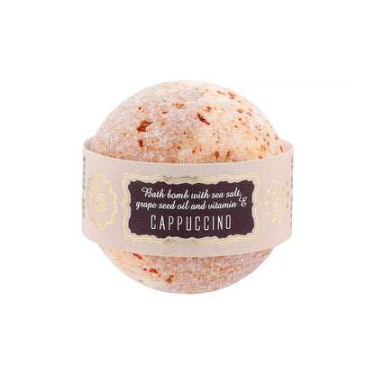 Cappuccino bath-bomb