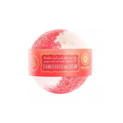  Strawberries & Cream Bath Bomb