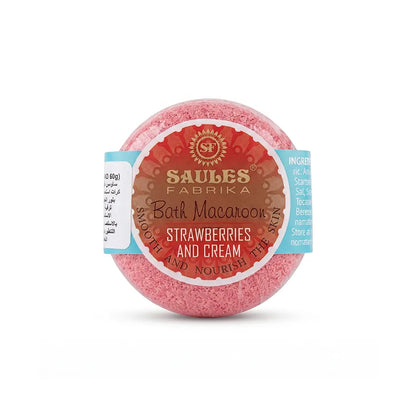 Strawbe & Cream Bath Macaroonries 