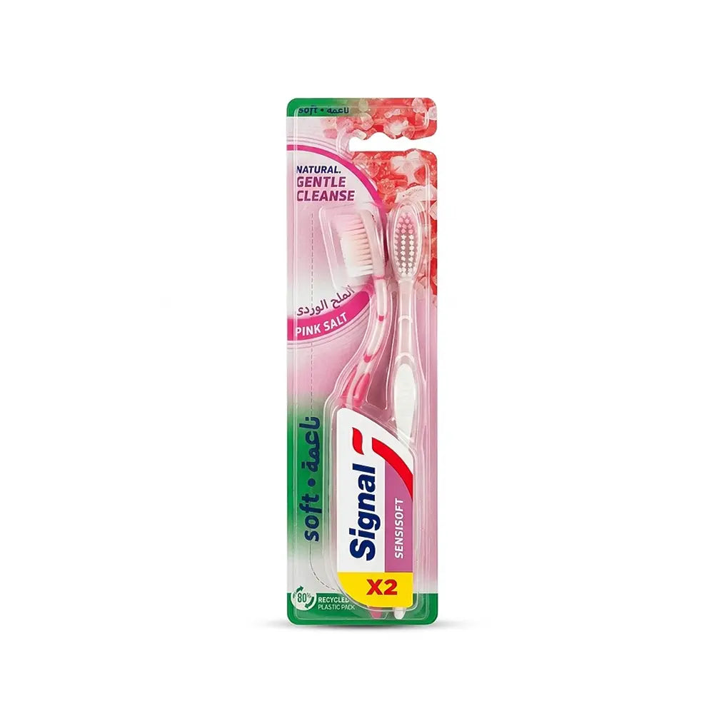 Signal Pink Salt Toothbrush