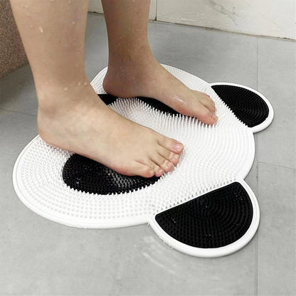 silicone-panda-shaped-foot-massage-mat-for-bathroom-one-piece