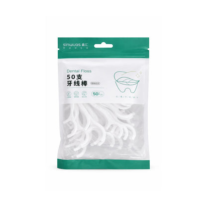 Sinuous Dental Floss Picks