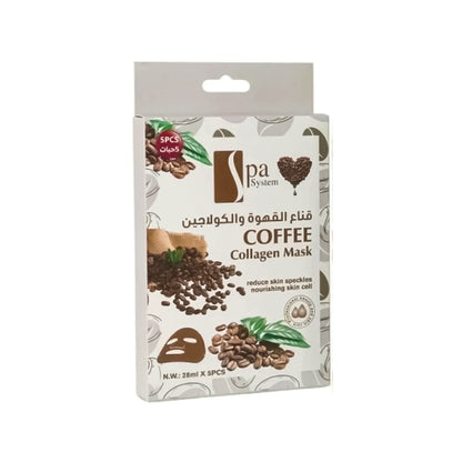spa-system-face-mask-coffee-and-collagen-5-pieces-28-ml