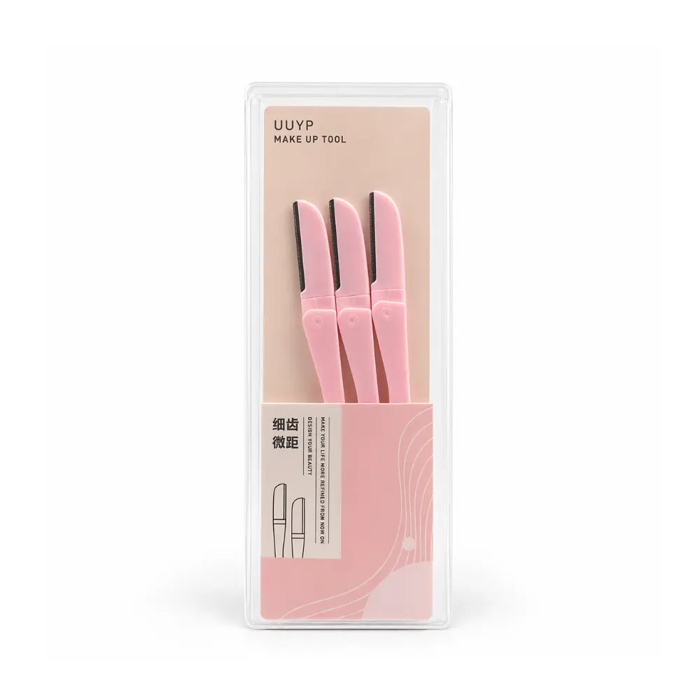 Pink Eyebrow Razors