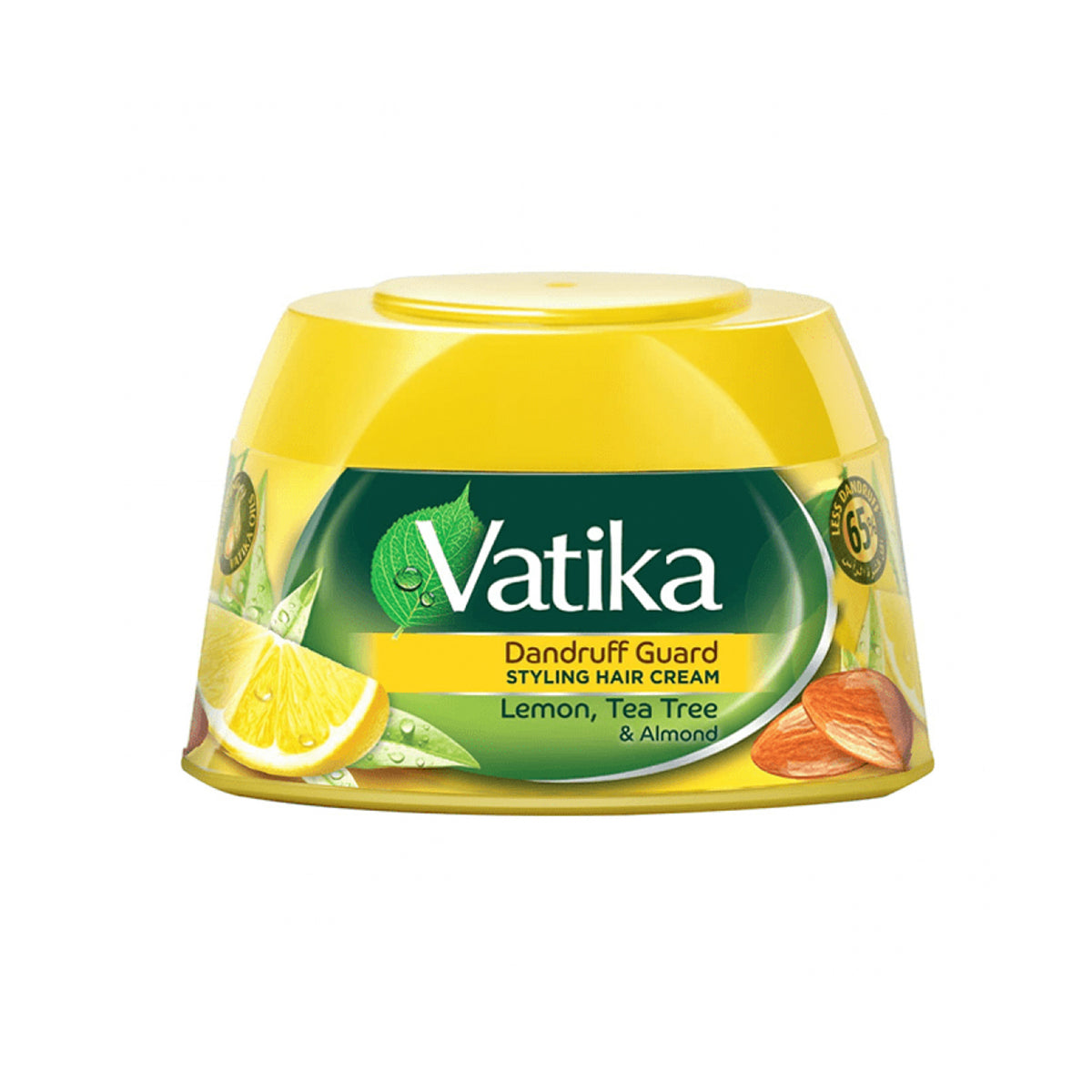 vatika-anti-dandruff-hair-styling-cream-with-lemon-green-tea-almond-extract-140ml
