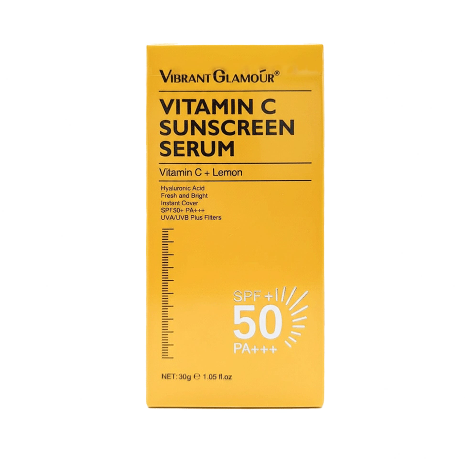 vibrant-glamour-spf50-pa-sunscreen-serum-vitamin-c-and-lemon-30-gram
