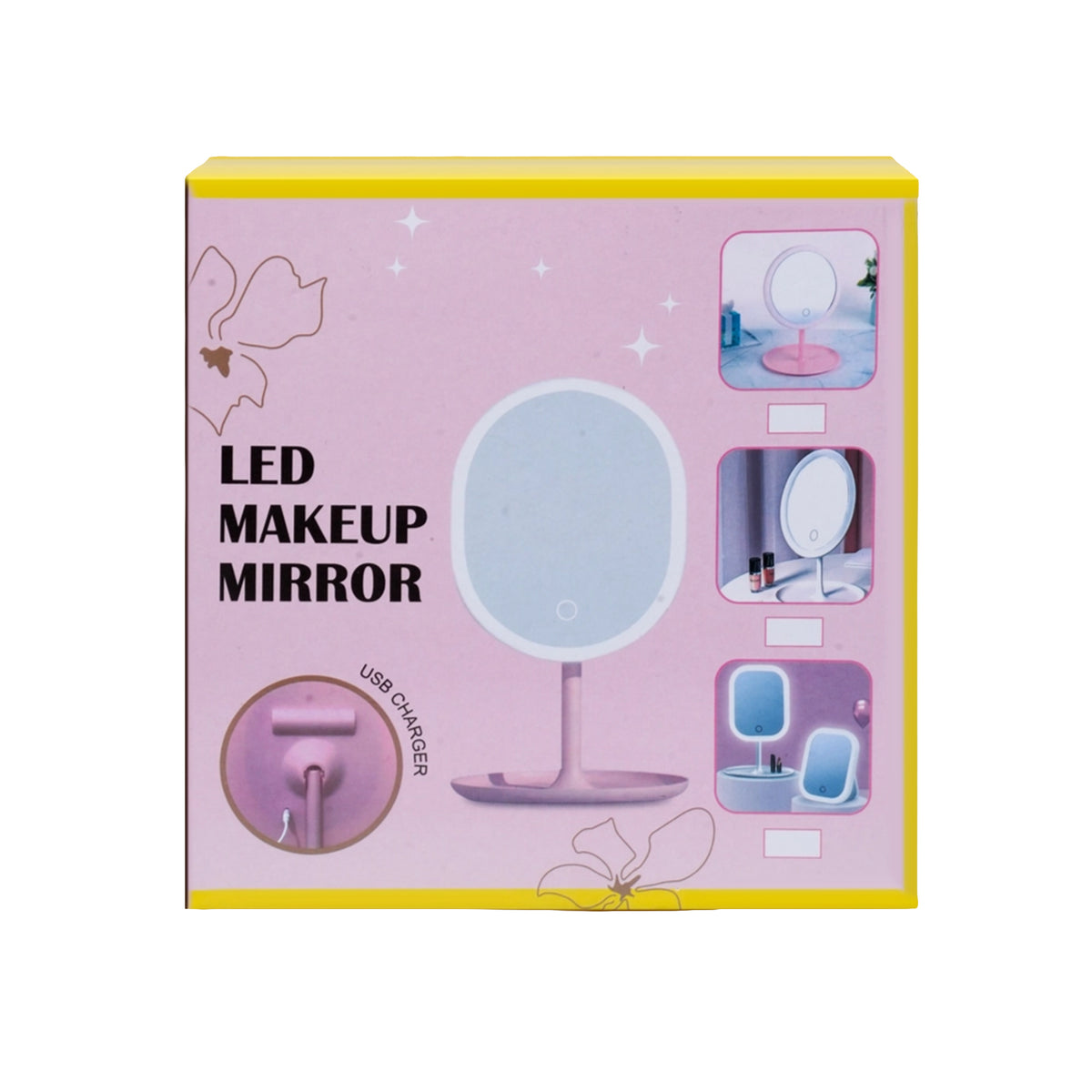 White Oval Makeup Mirror