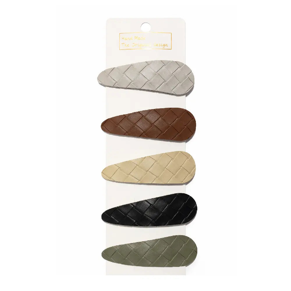 Woven Hair Clips